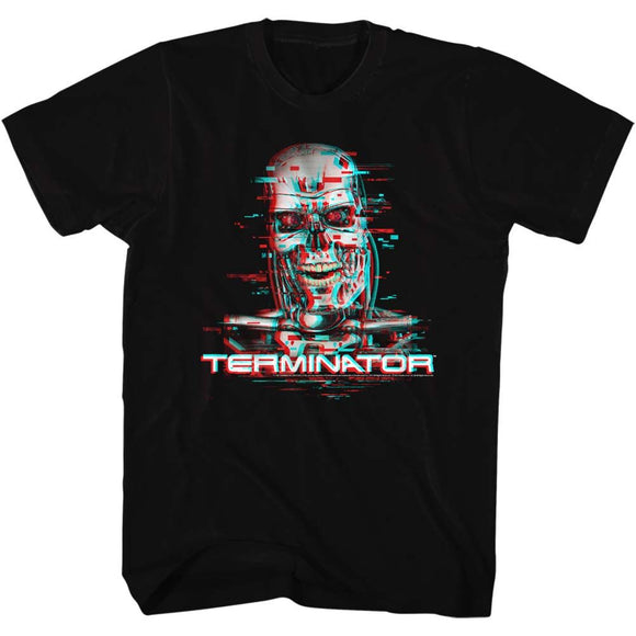 TERMINATOR GLITCH S T-Shirt in Black