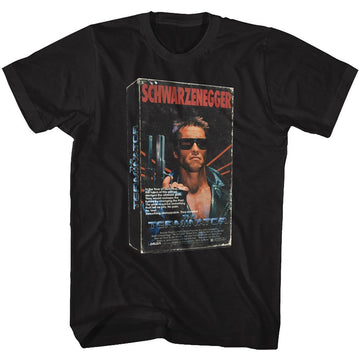 TERMINATOR VHS 3D S T-Shirt in Black