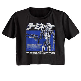 TERMINATOR ENDOSKELETON BOX LADIES FESTIVAL CALI S T-Shirt in Black