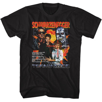 TERMINATOR DYNAMIC COLLAGE S T-Shirt in Black