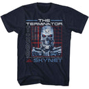 TERMINATOR SKYNET ENDOSKELETON S T-Shirt in NAVY