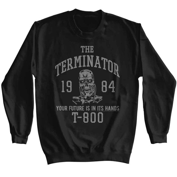 TERMINATOR VARSITY STYLE L/S S T-Shirt in Black