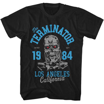 TERMINATOR COLLEGIATE S T-Shirt in Black