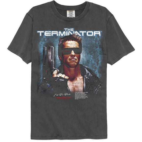 TERMINATOR JACKET PISTOL POSTER COMFORT COLOR S T-Shirt in Pepper