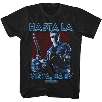 TERMINATOR 2 HASTA LA VISTA BABY S T-Shirt in Black