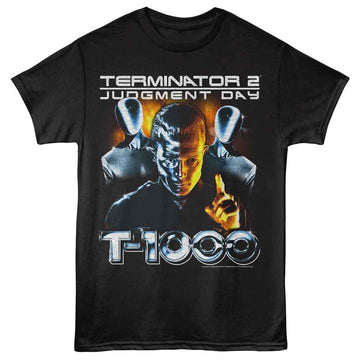 TERMINATOR 2 T 1000 S T-Shirt in Black
