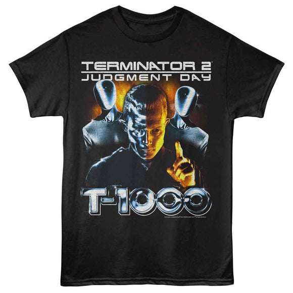 TERMINATOR 2 T 1000 S T-Shirt in Black