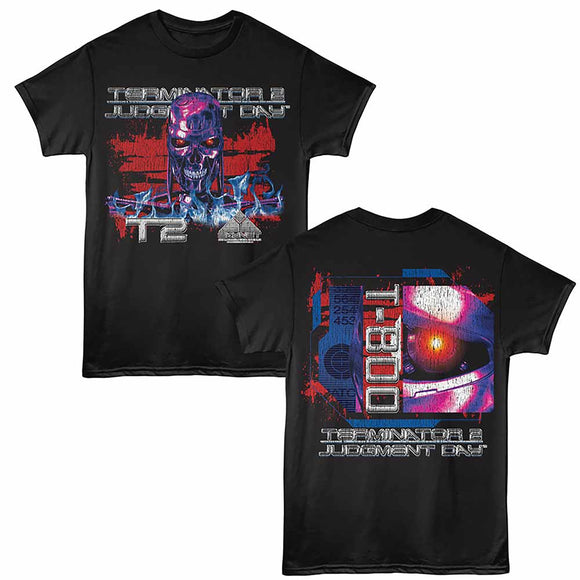 Terminator 2 Jd Black Adult T-Shirt