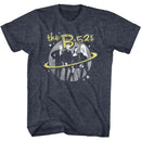 THE B52S LOGO AND PLANET S T-Shirt in NAVY Heather