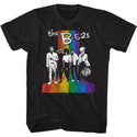 The B52S Band And Rainbow Adult T-Shirts