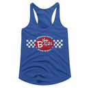 THE B52S INTERGALACTIC ROCK LADIES SLIMFIT RACERBACK S T-Shirt in Royal