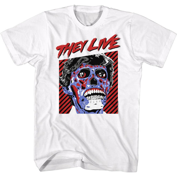 THEY LIVE OBEY S T-Shirt in White