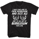 THEY LIVE CHEW GUM QUOTE S T-Shirt in Black