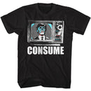 THEY LIVE CONSUME S T-Shirt in Black
