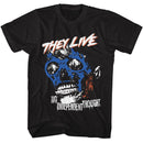 THEY LIVE NO INDEPENDENT THOUGHT S T-Shirt in Black