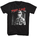 They Live They Live Nada In Glasses Adult T-Shirts