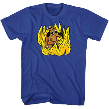 THIS IS FINE IN FLAMES S T-Shirt in Royal