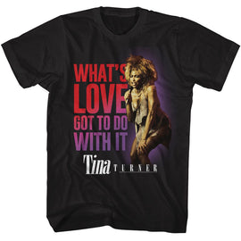 TINA TURNER WHATS LOVE GOT TO DO WITH IT S T-Shirt in Black