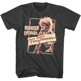TINA TURNER MAGAZINE CUTOUT S T-Shirt in Smoke