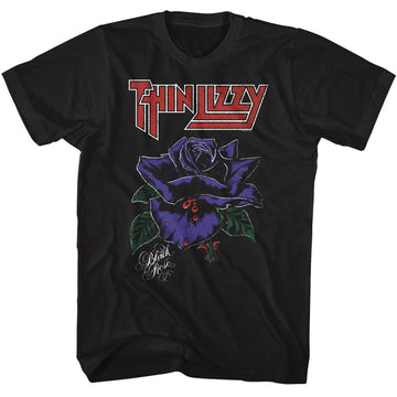 THIN LIZZY ROSE S T-Shirt in Black