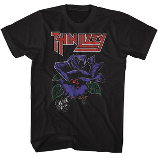 Thin Lizzy Thin Lizzy Black Rose Adult T-Shirts