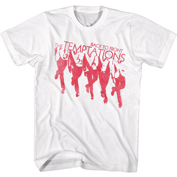 TEMPTATIONS BACK TO FRONT S T-Shirt in White