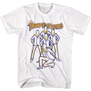 TEMPTATIONS LINE ART S T-Shirt in White