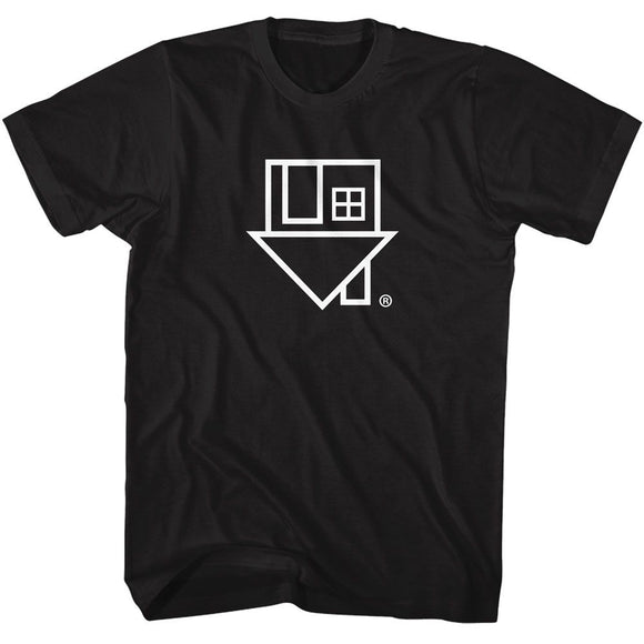 THE NEIGHBOURHOOD HOUSE LOGO S T-Shirt in Black
