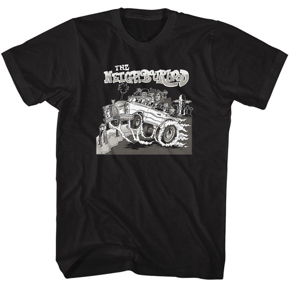 THE NEIGHBOURHOOD SWEATER WEATHER S T-Shirt in Black