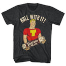 TOOTSIE ROLL LETMEROLLIT S T-Shirt in Black Heather