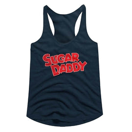 TOOTSIE ROLL SUGAR DADDY LADIES RACERBACK S T-Shirt in Midnight NAVY