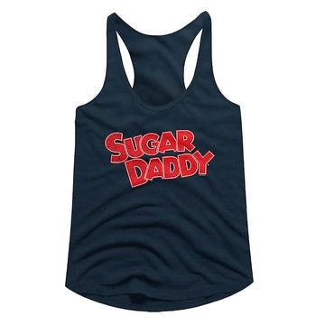 TOOTSIE ROLL SUGAR DADDY LADIES RACERBACK S T-Shirt in Midnight NAVY