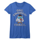 TOOTSIE ROLL TWOHOO LADIES S T-Shirt in Royal