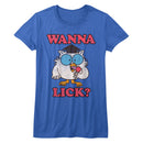 TOOTSIE ROLL ERRDAYIMLICKIN LADIES S T-Shirt in Royal
