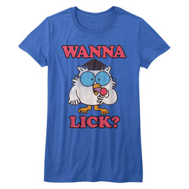 TOOTSIE ROLL ERRDAYIMLICKIN LADIES S T-Shirt in Royal