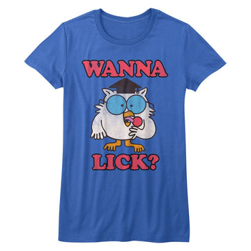 TOOTSIE ROLL ERRDAYIMLICKIN LADIES S T-Shirt in Royal