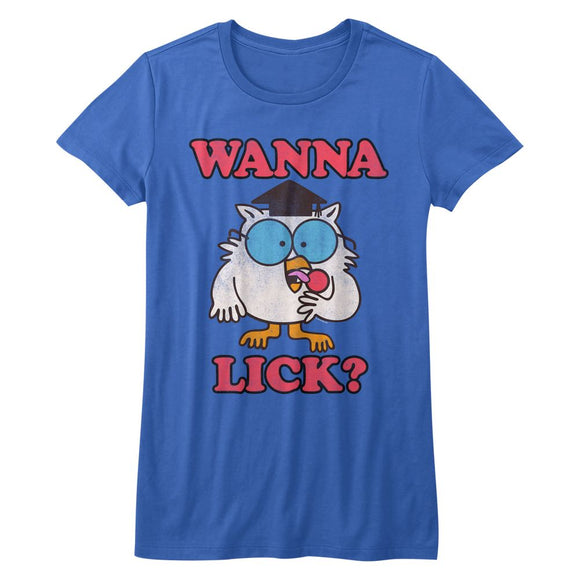 TOOTSIE ROLL ERRDAYIMLICKIN LADIES S T-Shirt in Royal