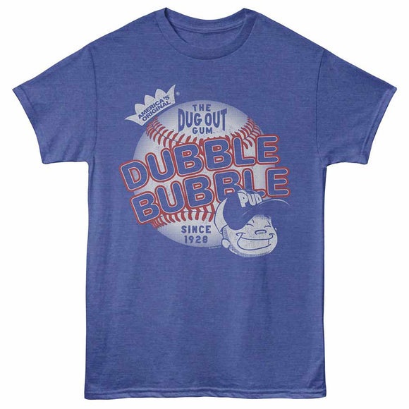 Tootsie Roll Db Baseball Royal Heather Adult T-Shirt