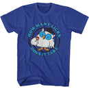 TOOTSIE ROLL MR OWL BLU TEXT S T-Shirt in Royal