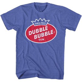 TOOTSIE ROLL DUBBLE BUBBLE VTG LOGO S T-Shirt in Royal Heather