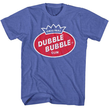TOOTSIE ROLL DUBBLE BUBBLE VTG LOGO S T-Shirt in Royal Heather