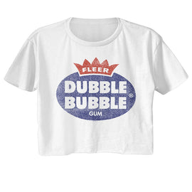 TOOTSIE ROLL DUBBLE BUBBLE GUM LADIES FESTIVAL CALI S T-Shirt in White