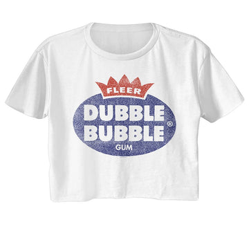 TOOTSIE ROLL DUBBLE BUBBLE GUM LADIES FESTIVAL CALI S T-Shirt in White
