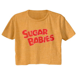 TOOTSIE ROLL SUGAR BABIES LADIES FESTIVAL CALI S T-Shirt in Antique GOLD