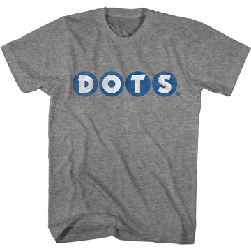 TOOTSIE ROLL DOTS S T-Shirt in Graphite Heather