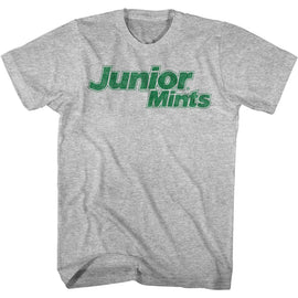 TOOTSIE ROLL JUNIOR MINTS LOGO S T-Shirt in GRAY Heather