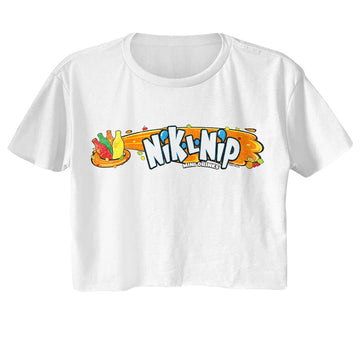 TOOTSIE ROLL NIKLNIP LOGO LADIES FESTIVAL CALI S T-Shirt in White