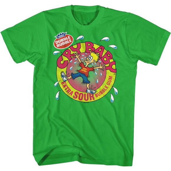 TOOTSIE ROLL CRY BABY LOGO S T-Shirt in Kelly