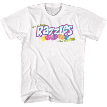 TOOTSIE ROLL RAZZLES LOGO S T-Shirt in White