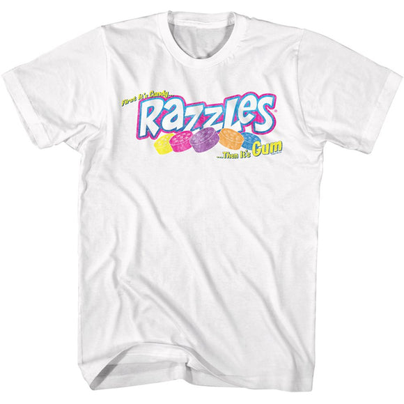 TOOTSIE ROLL RAZZLES LOGO S T-Shirt in White